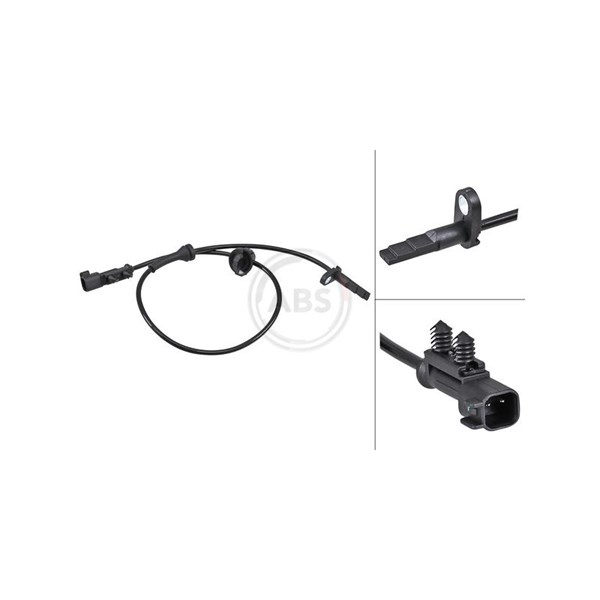 ABS-givare, Sensor, hjulvarvtal, Bakaxel A.b.s. 30180 A.B.S.