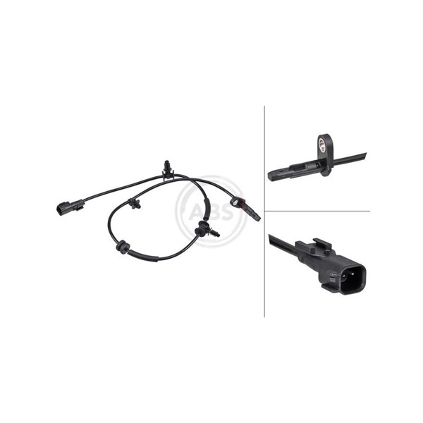 ABS-givare, Sensor, hjulvarvtal, Framaxel A.b.s. 30184 A.B.S.