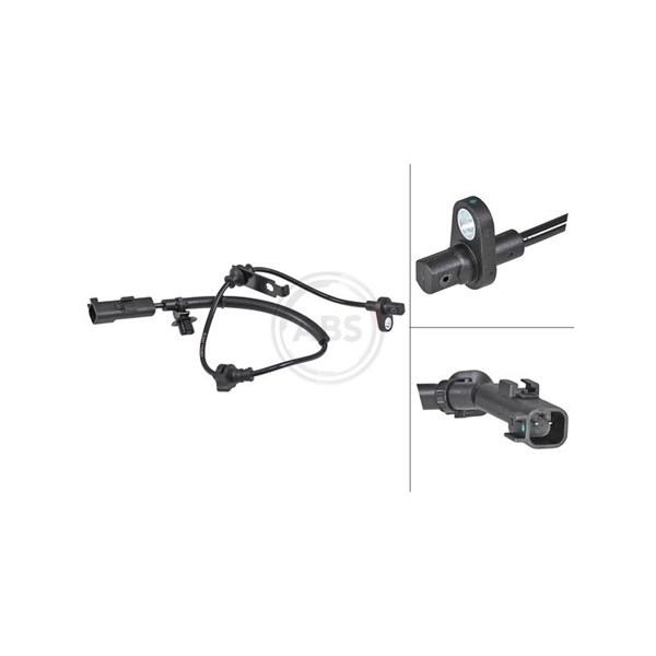 ABS-givare, Sensor, hjulvarvtal, Bakaxel A.b.s. 30189 A.B.S.