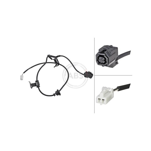 ABS-givare, Sensor, hjulvarvtal, Bakaxel vänster A.b.s. 30195 A.B.S. ABS-givare, Sensor, hjulvarvtal, Bakaxel vänster A.b.s. 30195 A.B.S.