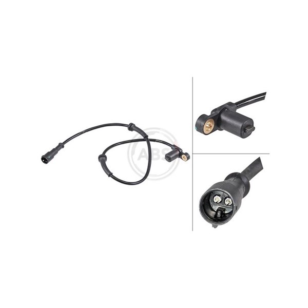 ABS-givare, Sensor, hjulvarvtal, Framaxel A.b.s. 30204 A.B.S.