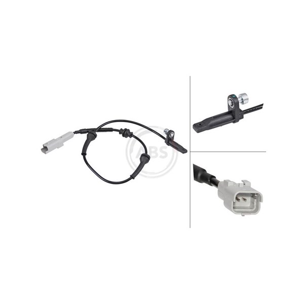 ABS-givare, Sensor, hjulvarvtal, Bakaxel A.b.s. 30219 A.B.S.