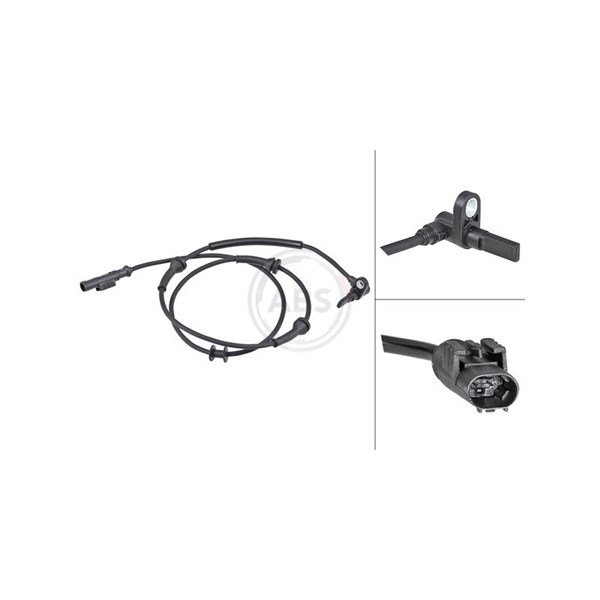 ABS-givare, Sensor, hjulvarvtal, Framaxel A.b.s. 30222 A.B.S.