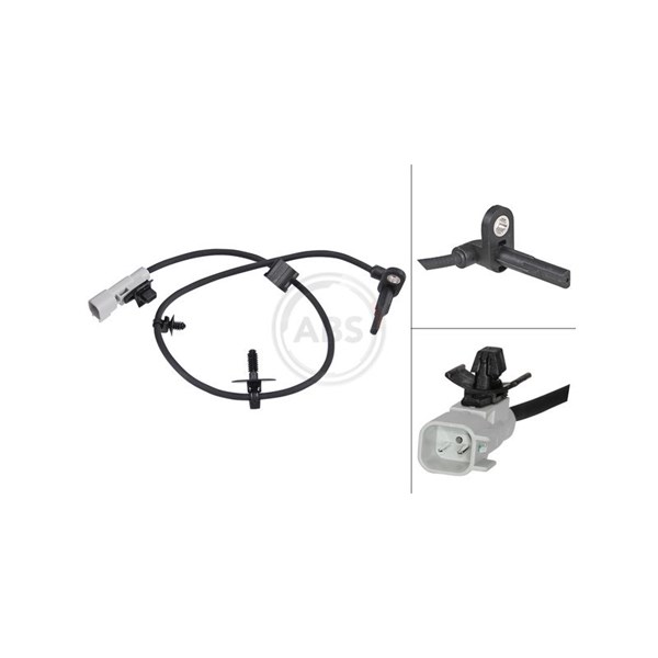 ABS-givare, Sensor, hjulvarvtal, Bakaxel vänster A.b.s. 30223 A.B.S. ABS-givare, Sensor, hjulvarvtal, Bakaxel vänster A.b.s. 30223 A.B.S.