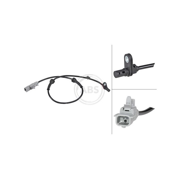 ABS-givare, Sensor, hjulvarvtal, Bakaxel vänster A.b.s. 30225 A.B.S.