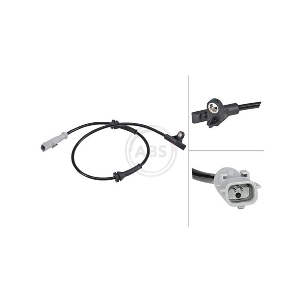 ABS-givare, Sensor, hjulvarvtal, Bakaxel vänster A.b.s. 30227 A.B.S.