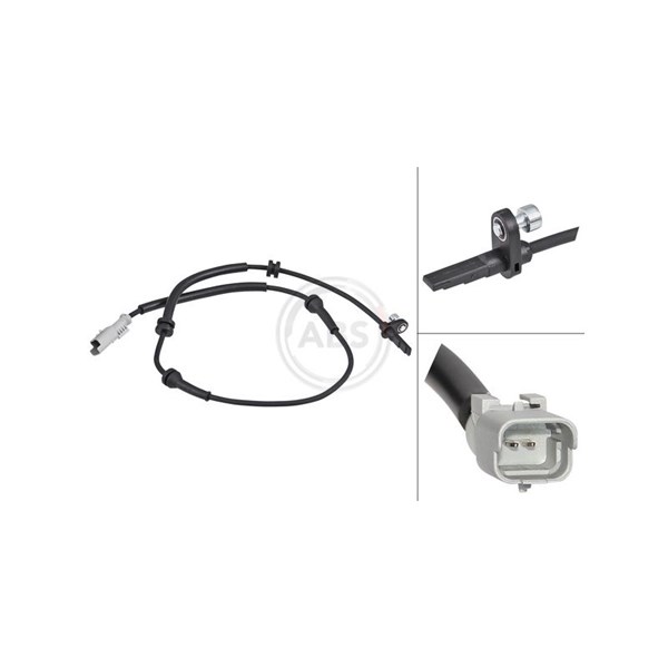 ABS-givare, Sensor, hjulvarvtal, Framaxel A.b.s. 30525 A.B.S.