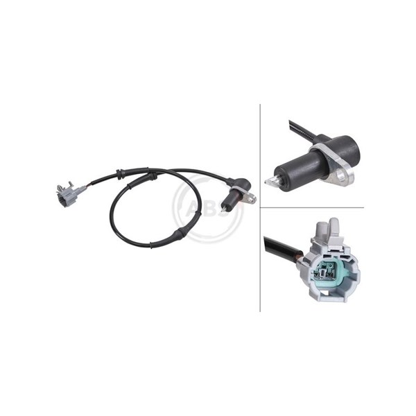 ABS-givare, Sensor, hjulvarvtal, Framaxel A.b.s. 30776 A.B.S.