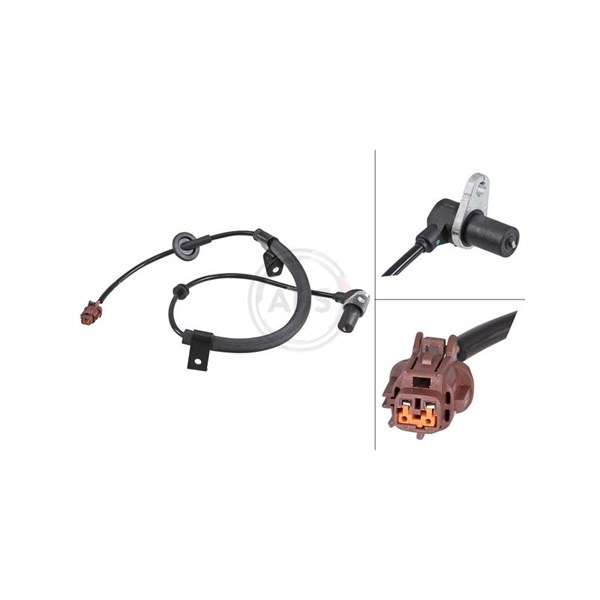ABS-givare, Sensor, hjulvarvtal, framaxel vänster A.b.s. 30987 A.B.S. ABS-givare, Sensor, hjulvarvtal, framaxel vänster A.b.s. 30987 A.B.S.