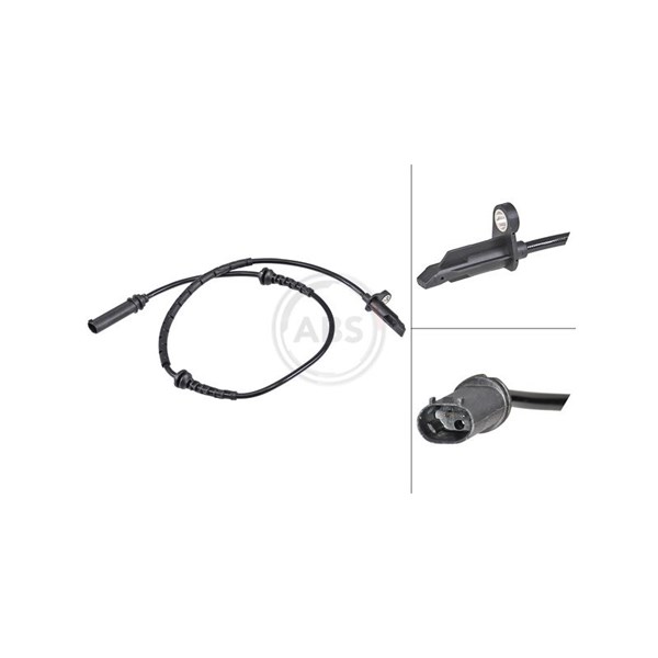 ABS-givare, Sensor, hjulvarvtal, Framaxel A.b.s. 31056 A.B.S.