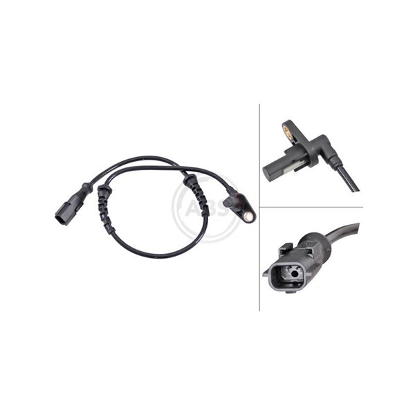 ABS-givare, Sensor, hjulvarvtal, Framaxel A.b.s. 31212 A.B.S.