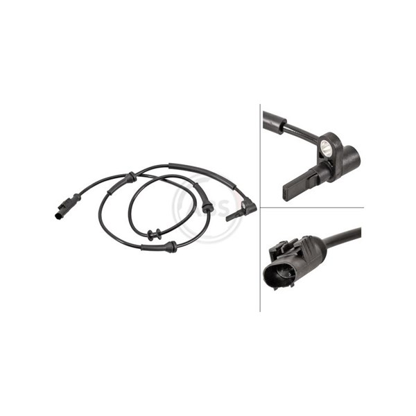 ABS-givare, Sensor, hjulvarvtal, Framaxel A.b.s. 31271 A.B.S.