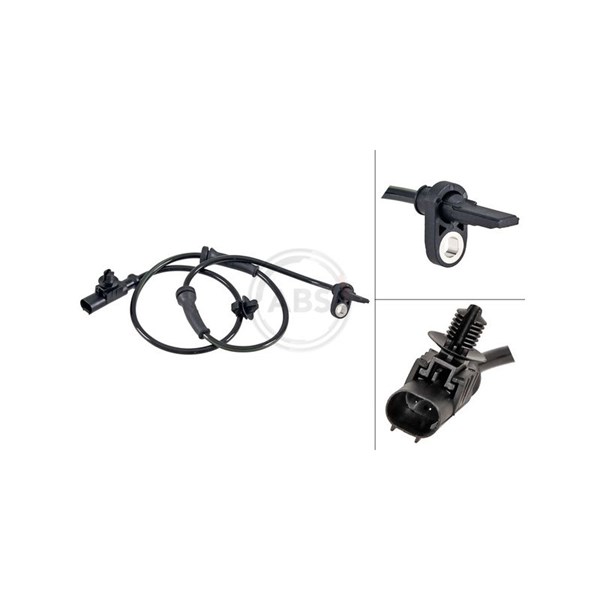 ABS-givare, Sensor, hjulvarvtal, Framaxel A.b.s. 31526 A.B.S.
