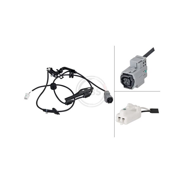ABS-givare, Sensor, hjulvarvtal, Bakaxel vänster A.b.s. 31599 A.B.S. ABS-givare, Sensor, hjulvarvtal, Bakaxel vänster A.b.s. 31599 A.B.S.