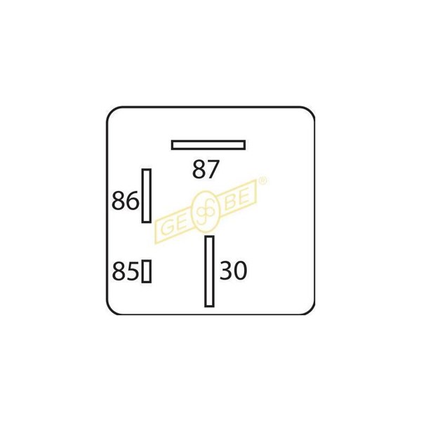 Relä, bränslepump 12V Gebe 9 9133 1 GEBE Relä, bränslepump 12V Gebe 9 9133 1 GEBE