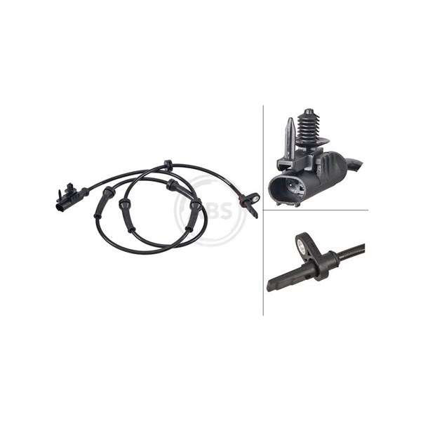 ABS-givare, Sensor, hjulvarvtal, Framaxel A.b.s. 31626 A.B.S.