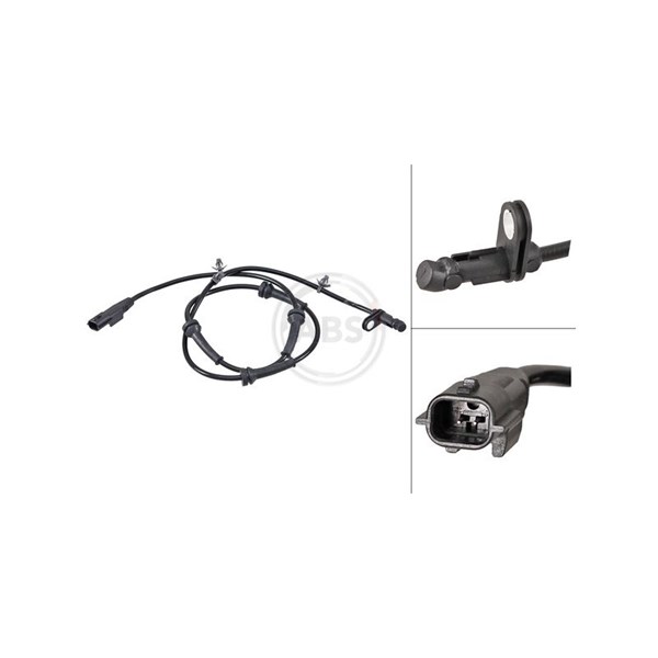 ABS-givare, Sensor, hjulvarvtal, Bakaxel A.b.s. 31634 A.B.S. ABS-givare, Sensor, hjulvarvtal, Bakaxel A.b.s. 31634 A.B.S.