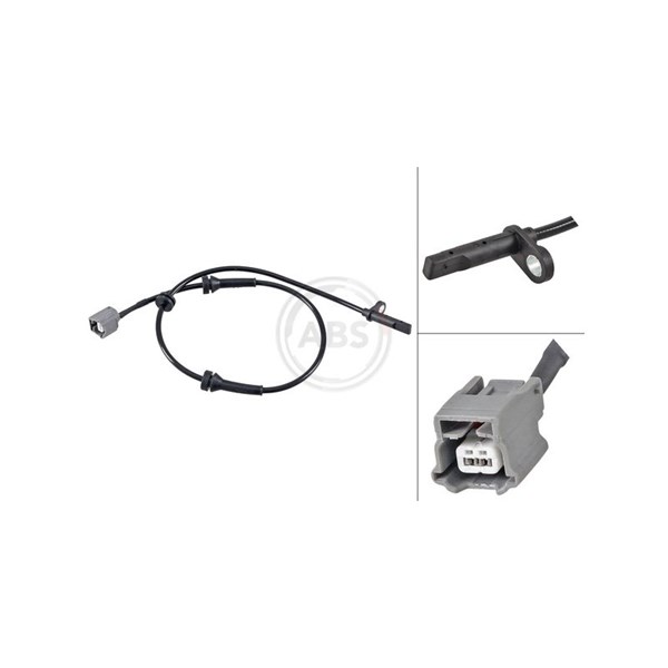 ABS-givare, Sensor, hjulvarvtal, Framaxel A.b.s. 31640 A.B.S.