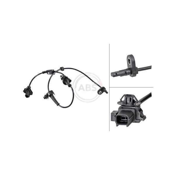 ABS-givare, Sensor, hjulvarvtal, Framaxel, framaxel höger A.b.s. A.B.S. ABS-givare, Sensor, hjulvarvtal, Framaxel, framaxel höger A.b.s. A.B.S.