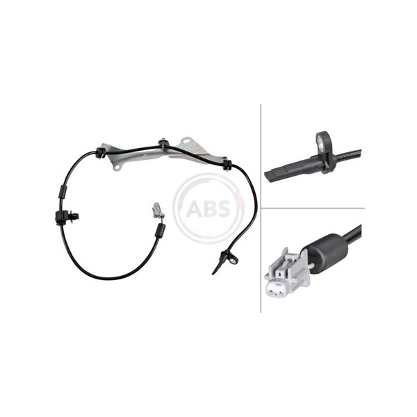 ABS-givare, Sensor, hjulvarvtal, Bakaxel höger A.b.s. 31692 A.B.S.