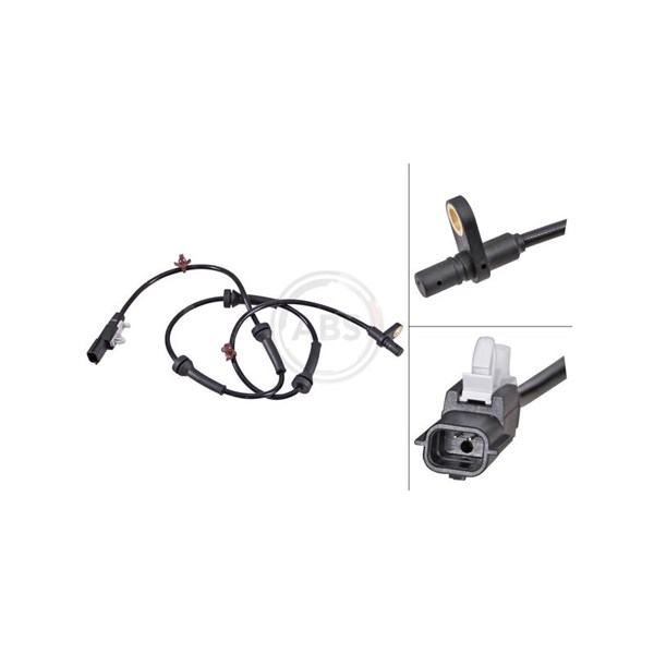 ABS-givare, Sensor, hjulvarvtal, Bakaxel A.b.s. 31694 A.B.S.