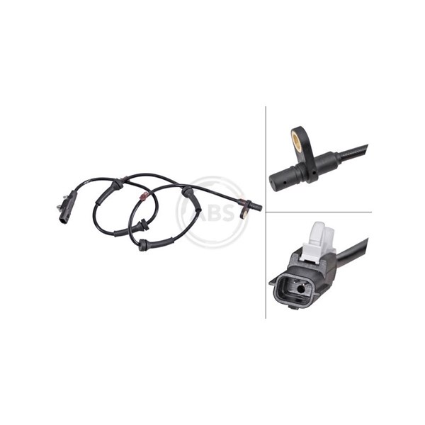 ABS-givare, Sensor, hjulvarvtal, Bakaxel, Bakaxel vänster A.b.s. A.B.S. ABS-givare, Sensor, hjulvarvtal, Bakaxel, Bakaxel vänster A.b.s. A.B.S.