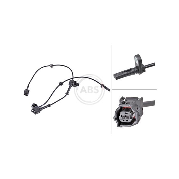 ABS-givare, Sensor, hjulvarvtal, Framaxel A.b.s. 31700 A.B.S.