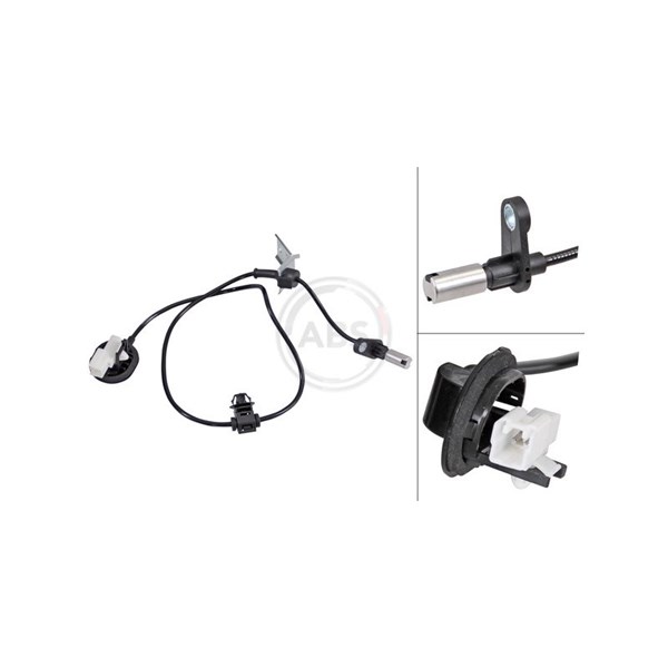 ABS-givare, Sensor, hjulvarvtal, Bakaxel höger, Bakaxel vänster A A.B.S. ABS-givare, Sensor, hjulvarvtal, Bakaxel höger, Bakaxel vänster A A.B.S.