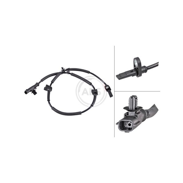 ABS-givare, Sensor, hjulvarvtal, Framaxel A.b.s. 31713 A.B.S.