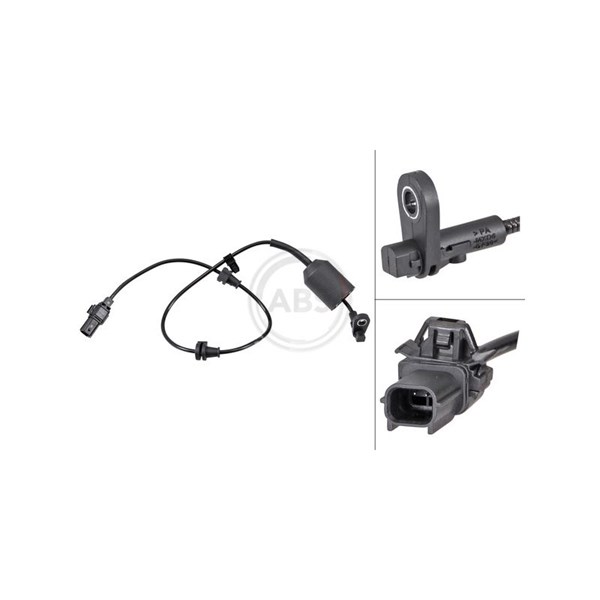 ABS-givare, Sensor, hjulvarvtal, Bakaxel höger A.b.s. 31757 A.B.S. ABS-givare, Sensor, hjulvarvtal, Bakaxel höger A.b.s. 31757 A.B.S.