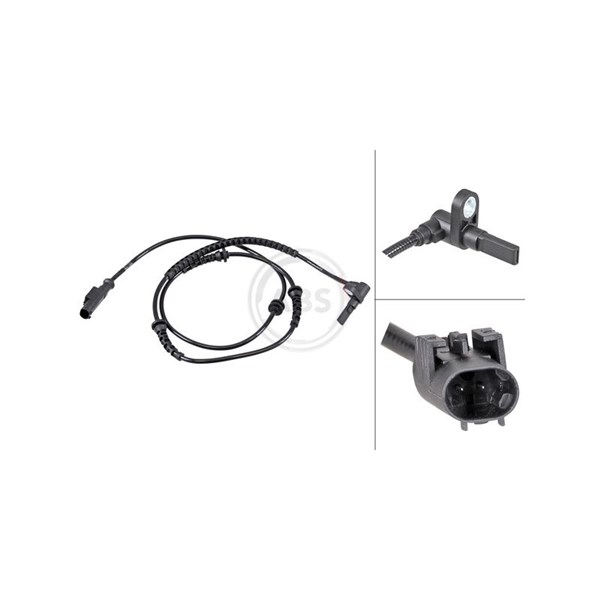 ABS-givare, Sensor, hjulvarvtal, Bakaxel A.b.s. 31768 A.B.S. ABS-givare, Sensor, hjulvarvtal, Bakaxel A.b.s. 31768 A.B.S.