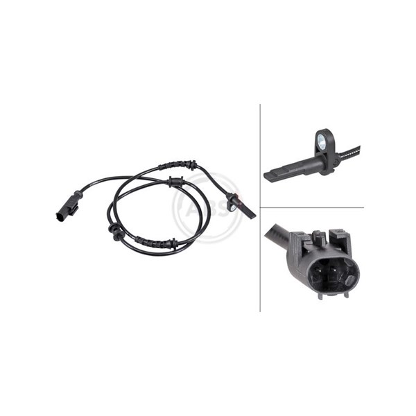 ABS-givare, Sensor, hjulvarvtal, Bakaxel A.b.s. 31770 A.B.S.