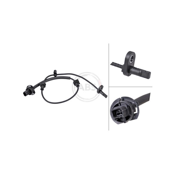 ABS-givare, Sensor, hjulvarvtal, framaxel vänster A.b.s. 31787 A.B.S. ABS-givare, Sensor, hjulvarvtal, framaxel vänster A.b.s. 31787 A.B.S.