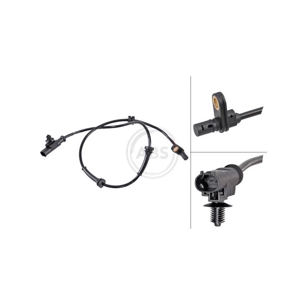 ABS-givare, Sensor, hjulvarvtal, Bakaxel vänster A.b.s. 31796 A.B.S. ABS-givare, Sensor, hjulvarvtal, Bakaxel vänster A.b.s. 31796 A.B.S.