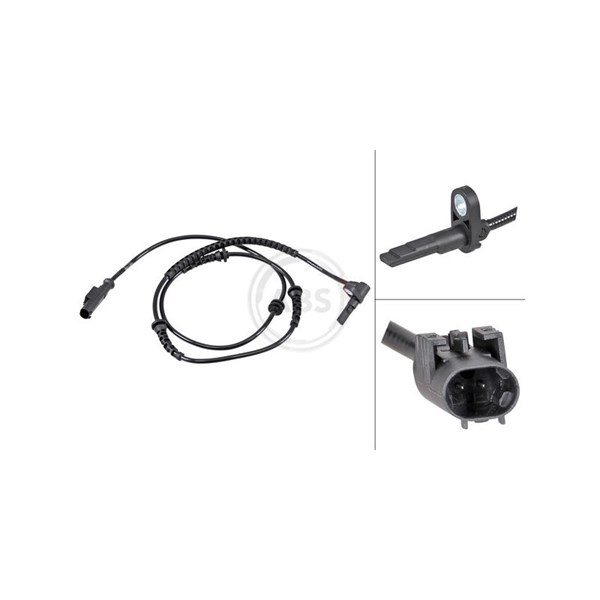 ABS-givare, Sensor, hjulvarvtal, Framaxel A.b.s. 31828 A.B.S. ABS-givare, Sensor, hjulvarvtal, Framaxel A.b.s. 31828 A.B.S.