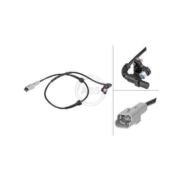 ABS-givare, Sensor, hjulvarvtal, Bakaxel A.b.s. 31868 A.B.S. ABS-givare, Sensor, hjulvarvtal, Bakaxel A.b.s. 31868 A.B.S.