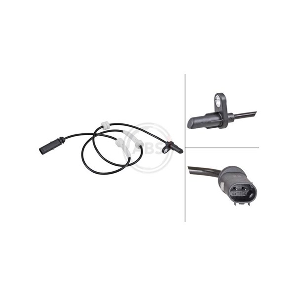 ABS-givare, Sensor, hjulvarvtal, Framaxel A.b.s. 32000 A.B.S.