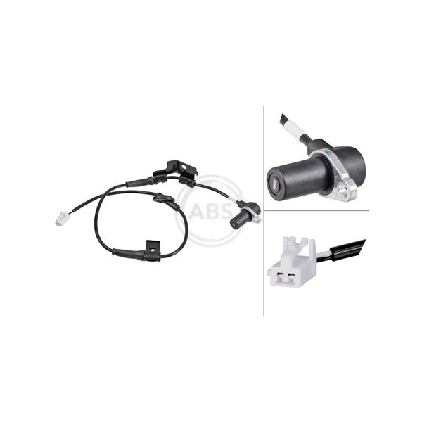 ABS-givare, Sensor, hjulvarvtal, Bakaxel vänster A.b.s. 32019 A.B.S. ABS-givare, Sensor, hjulvarvtal, Bakaxel vänster A.b.s. 32019 A.B.S.