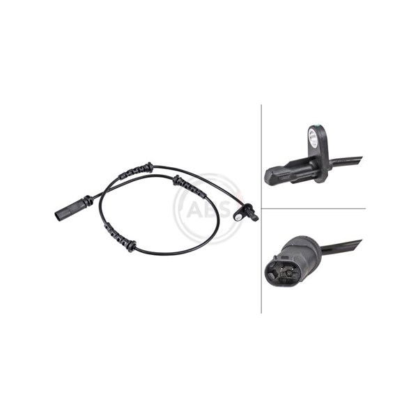 ABS-givare, Sensor, hjulvarvtal, Framaxel A.b.s. 32023 A.B.S.