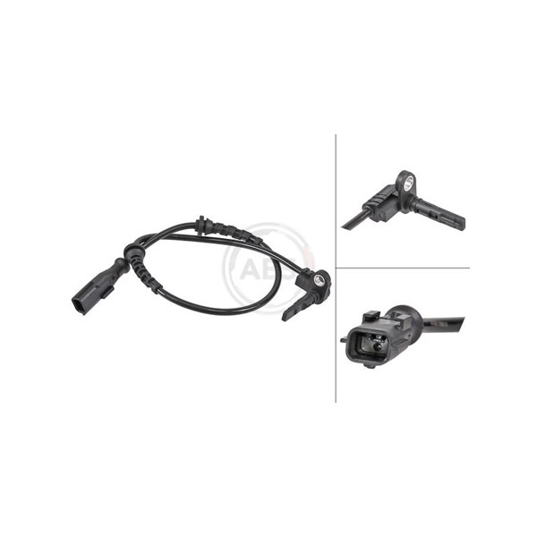 ABS-givare, Sensor, hjulvarvtal, Framaxel A.b.s. 32034 A.B.S.