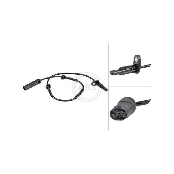 ABS-givare, Sensor, hjulvarvtal, Bakaxel A.b.s. 32037 A.B.S.