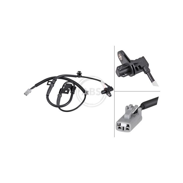 ABS-givare, Sensor, hjulvarvtal, framaxel vänster A.b.s. 32049 A.B.S.