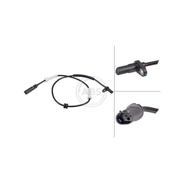ABS-givare, Sensor, hjulvarvtal, Framaxel A.b.s. 32065 A.B.S.