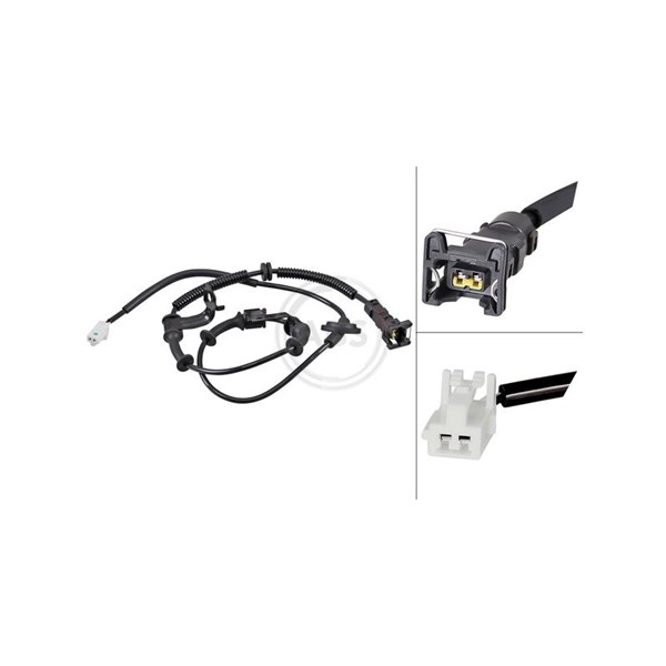 ABS-givare, Sensor, hjulvarvtal, Bakaxel A.b.s. 32070 A.B.S.