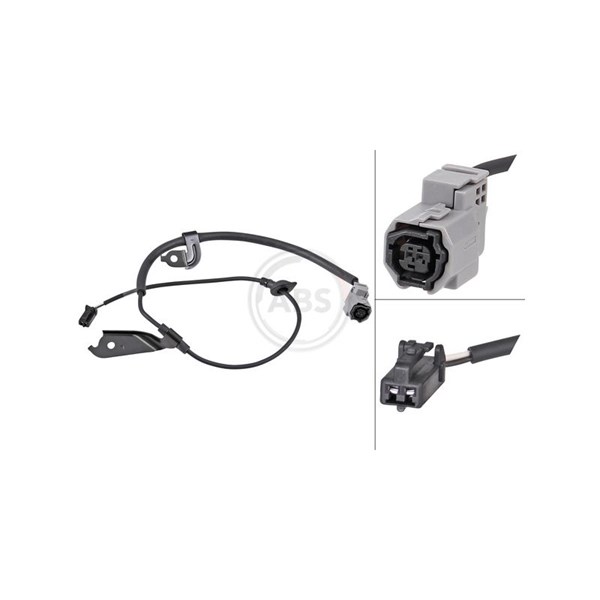 ABS-givare, Sensor, hjulvarvtal, Bakaxel vänster A.b.s. 32091 A.B.S.