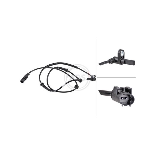 ABS-givare, Sensor, hjulvarvtal, Bakaxel A.b.s. 32116 A.B.S.