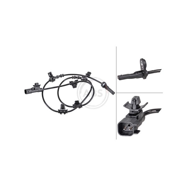 ABS-givare, Sensor, hjulvarvtal, Bakaxel A.b.s. 32120 A.B.S.