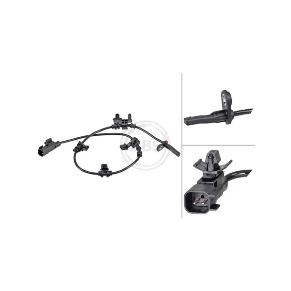 ABS-givare, Sensor, hjulvarvtal, Bakaxel A.b.s. 32123 A.B.S.
