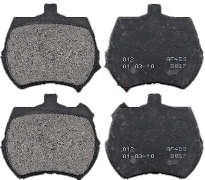 Bromsbeläggsats, Framaxel