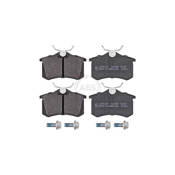 Bromsbeläggsats, Bakaxel, Framaxel A.b.s. 36623/1 A.B.S. Bromsbeläggsats, Bakaxel, Framaxel A.b.s. 36623/1 A.B.S.